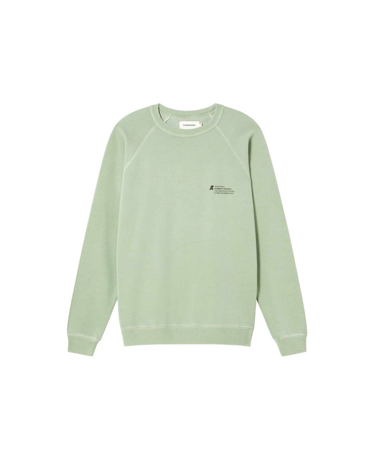 Sweat en coton bio | vert "acacia ftp sweatshirt green"
