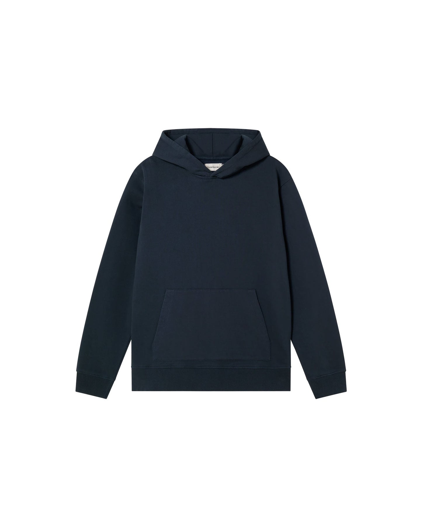 Sweat à capuche en coton bio | bleu "grafito sol simon hoodie grey"
