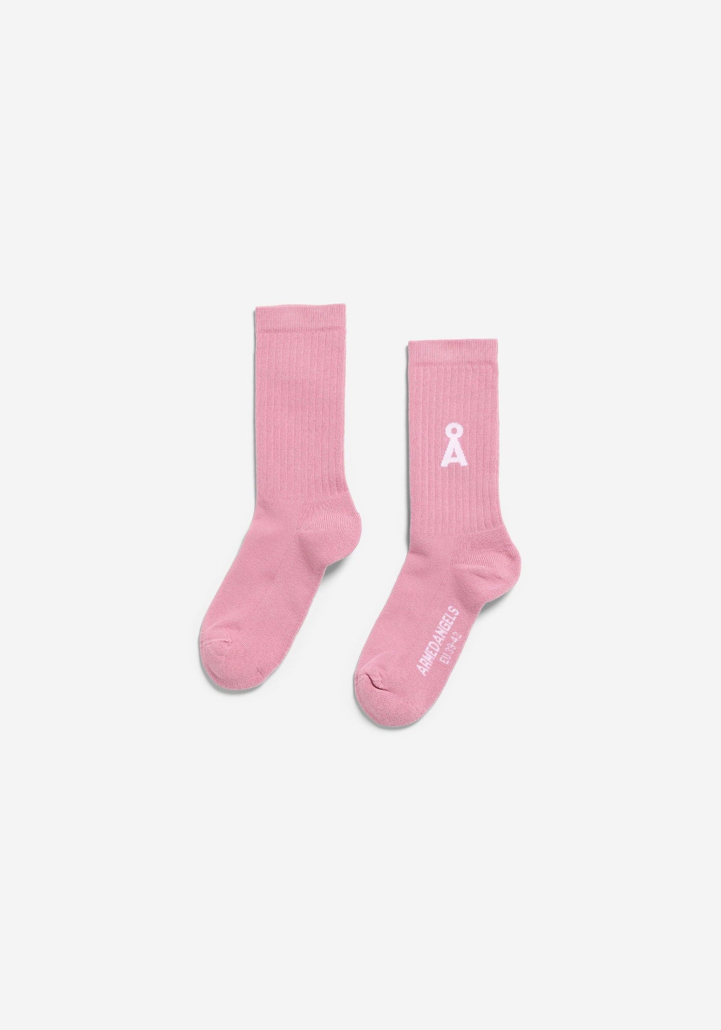 Chaussettes en coton biologique | rose "saamus bold socks - washed berry" | Washed berry