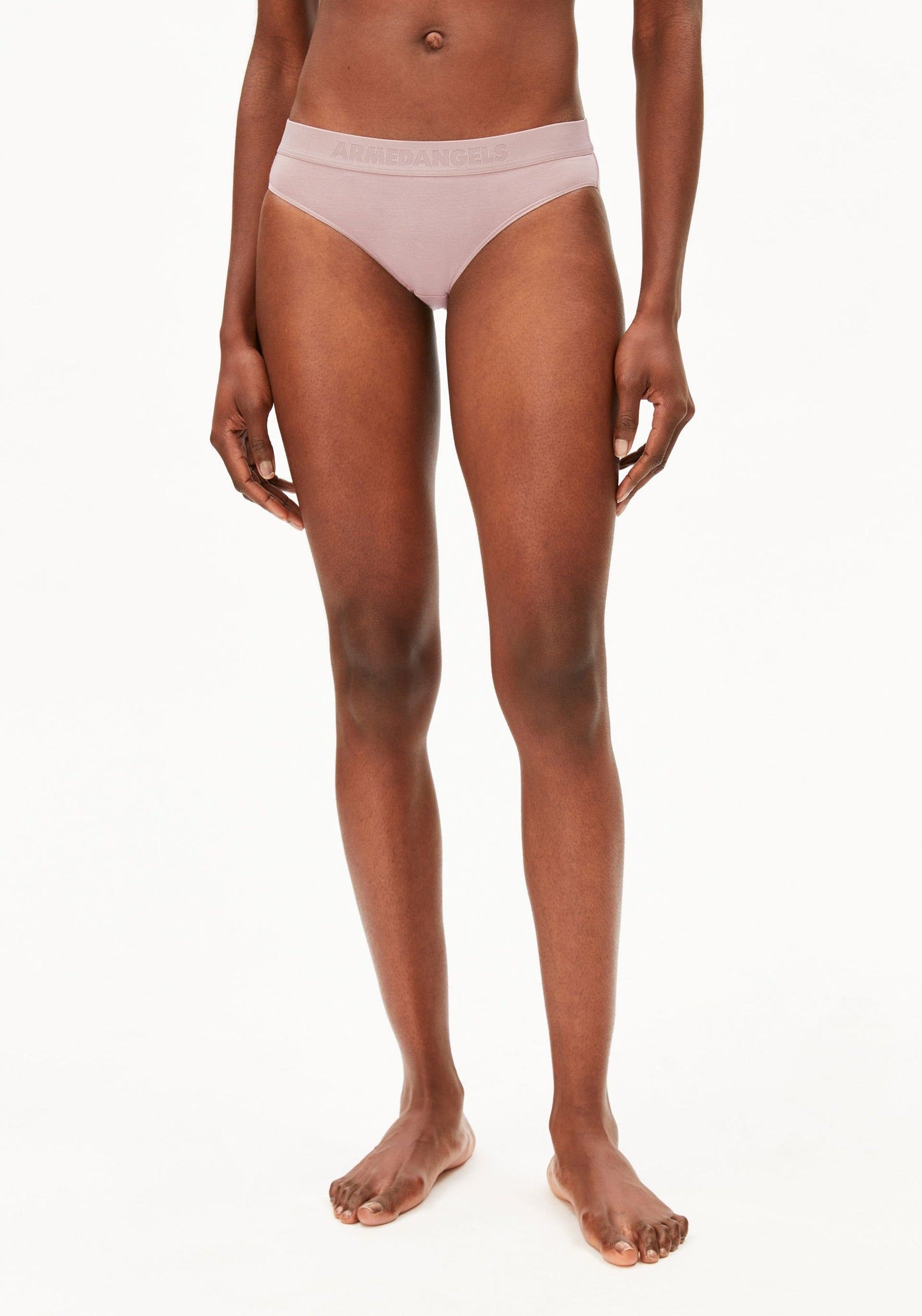 Culotte en modal | rose "Trinaa brief - grey blush" | Grey blush
