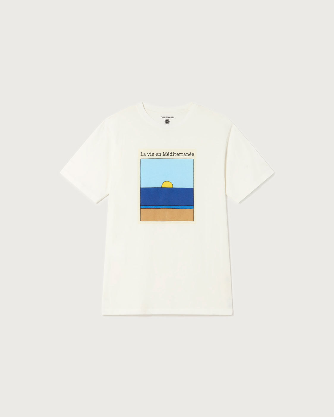 T-shirt imprimé en coton bio - La Vie tshirt