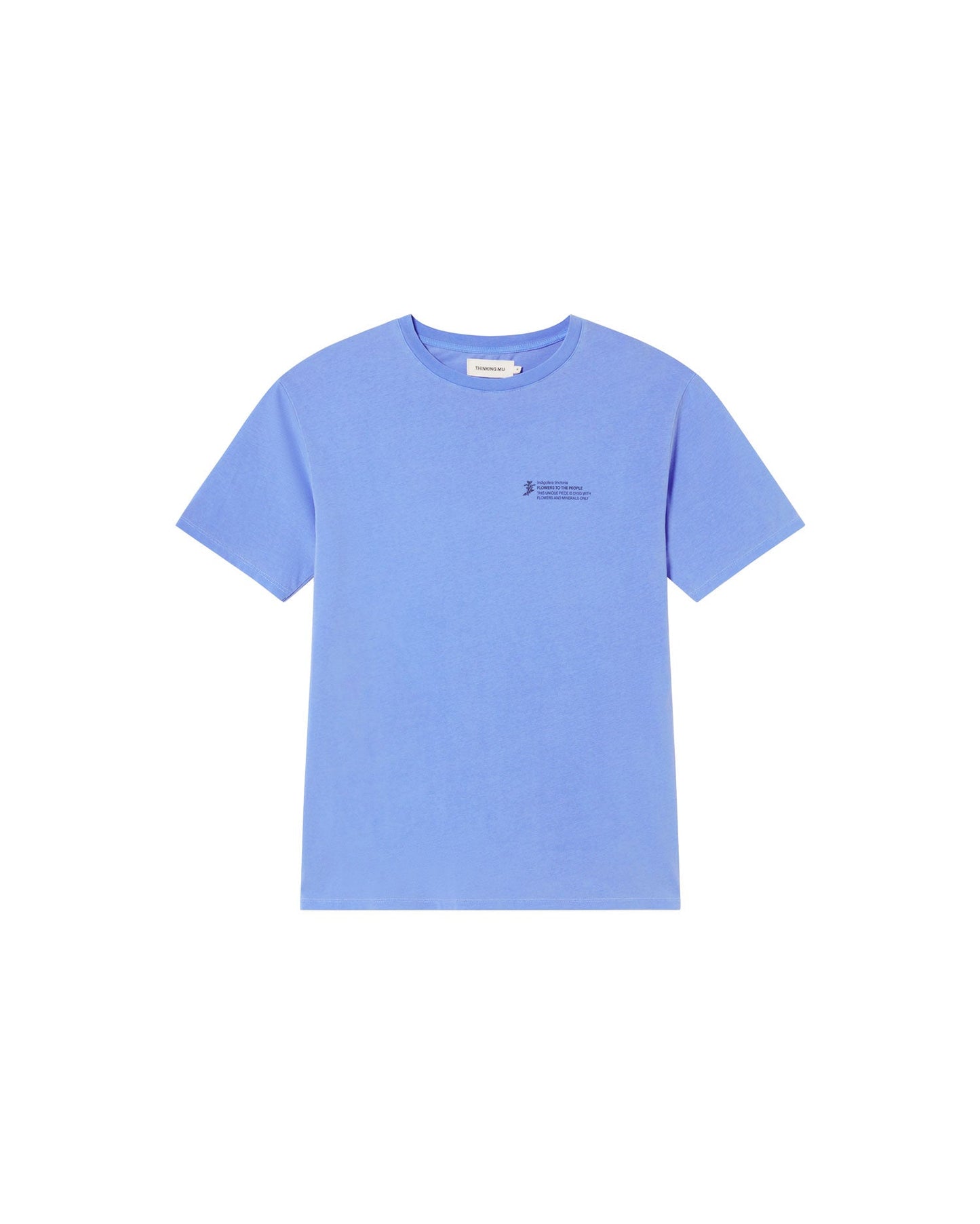 T-shirt en coton bio | bleu "indigofera ftp t-shirt blue"