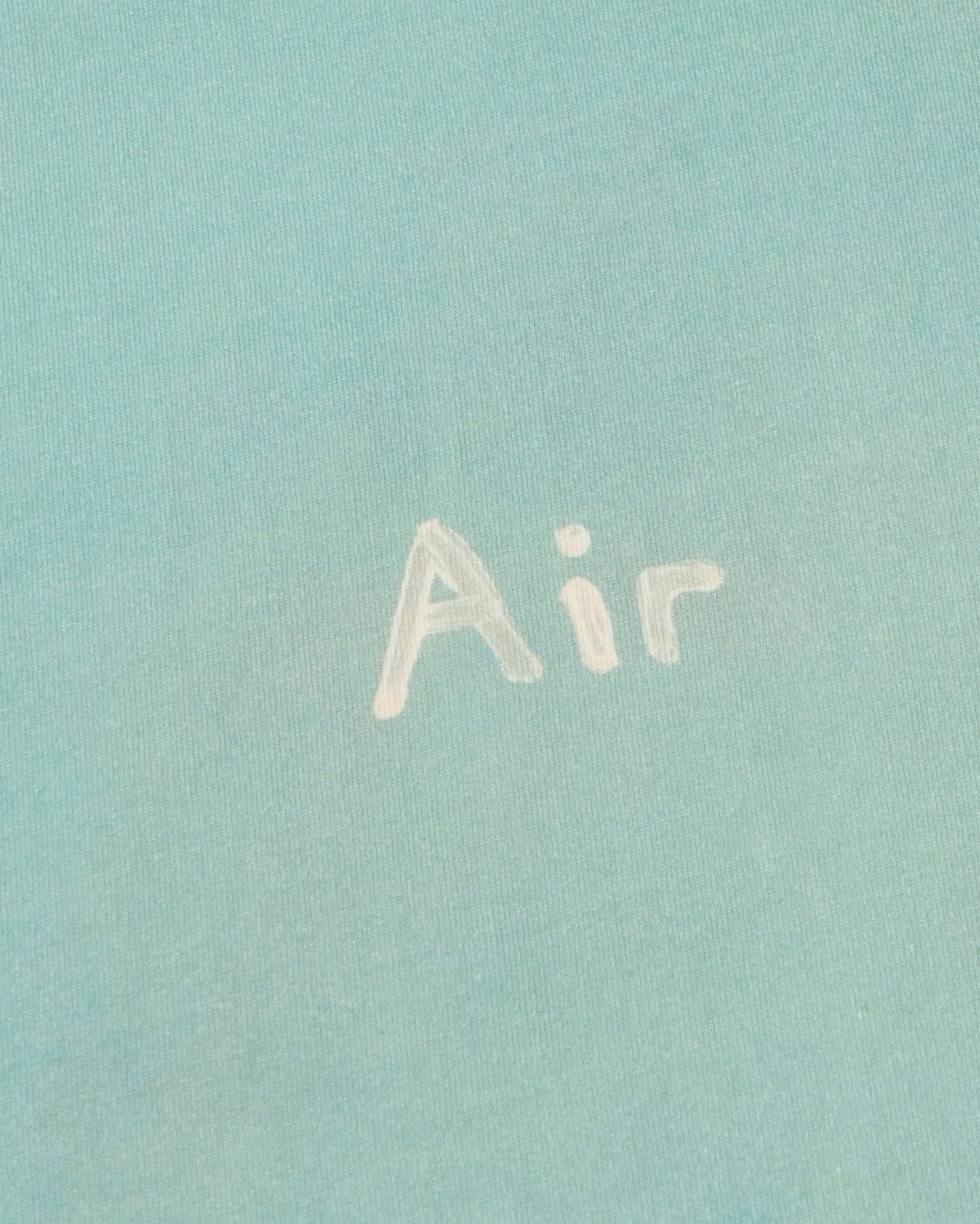 T-shirt imprimé en coton bio | blanc "air zach tee - white"