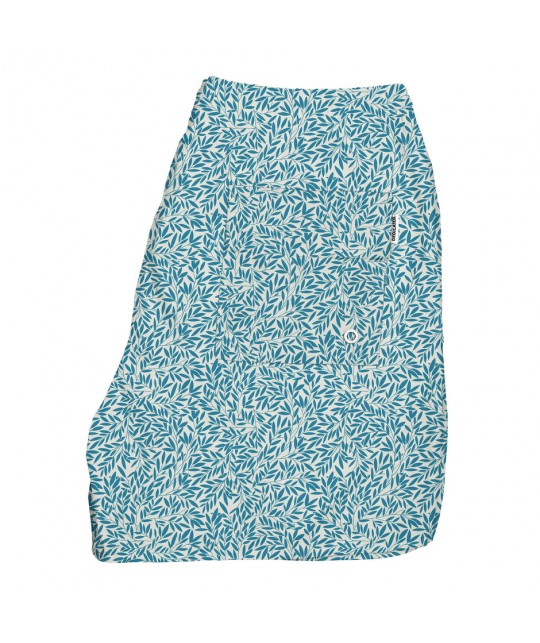 Short de bain bleu en polyester recyclé