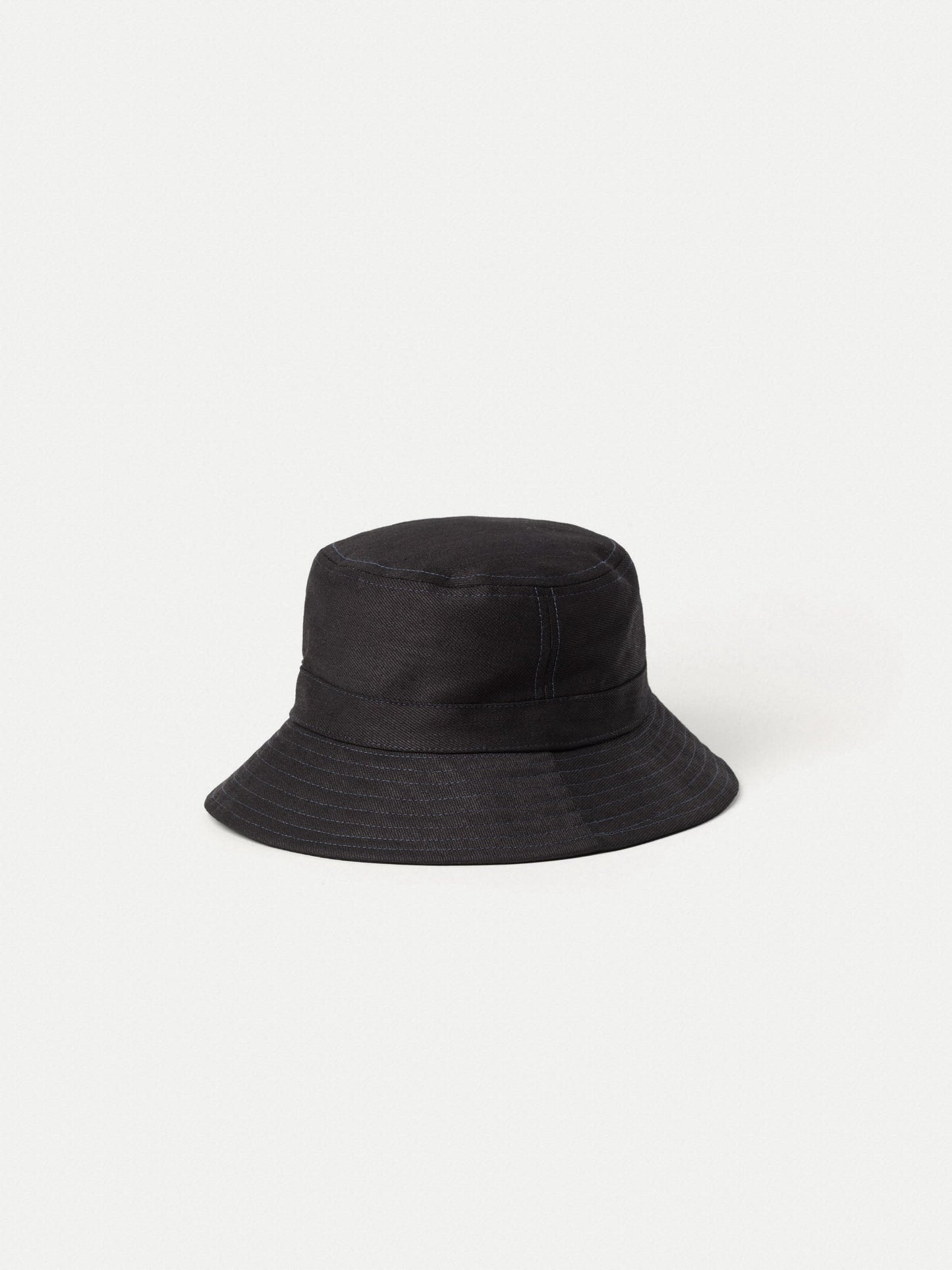 Bob noir en coton bio - Martinsson Denim Bucket Hat Indigo