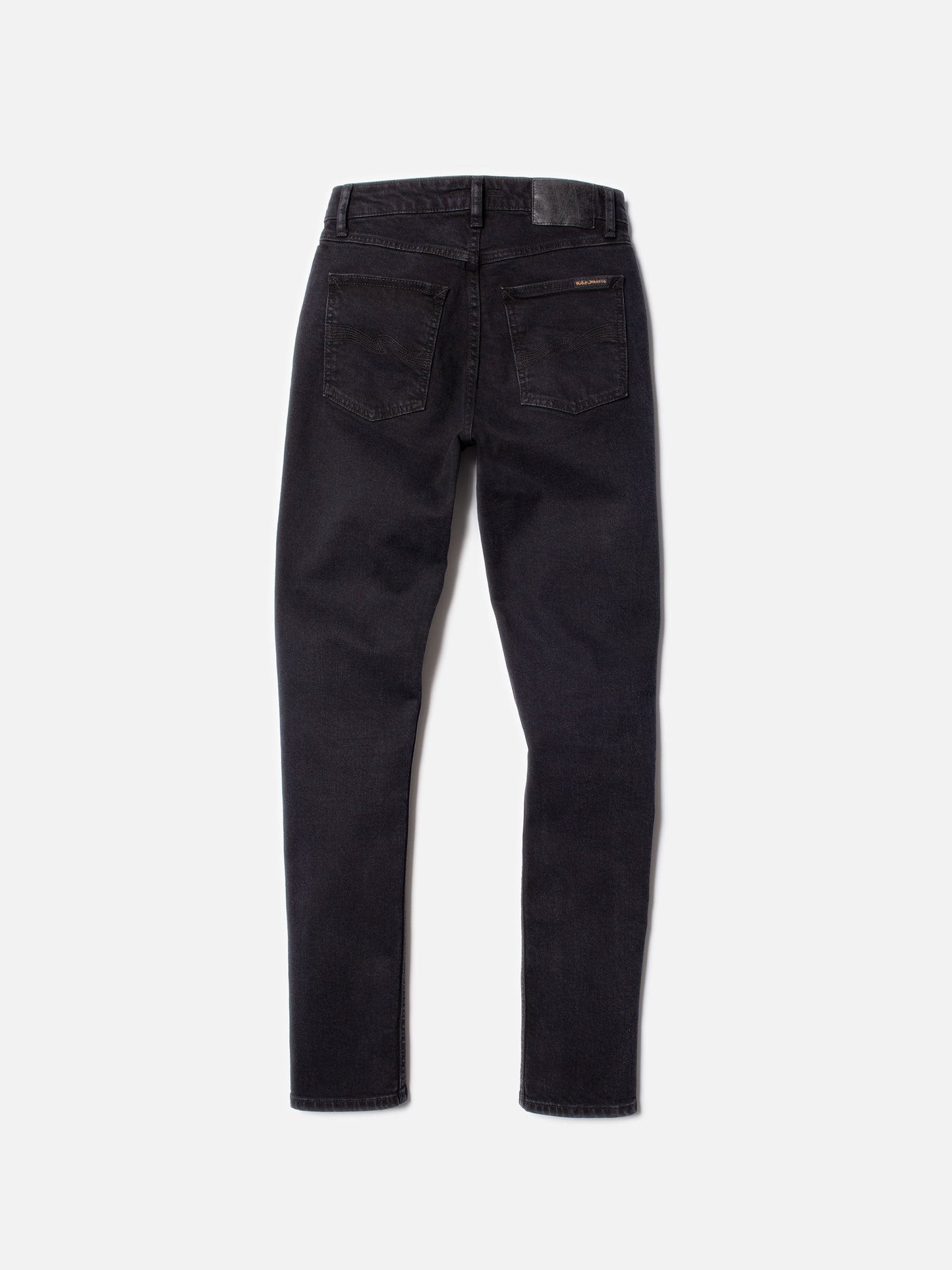 Jean slim en coton bio | noir "mellow mae so black"