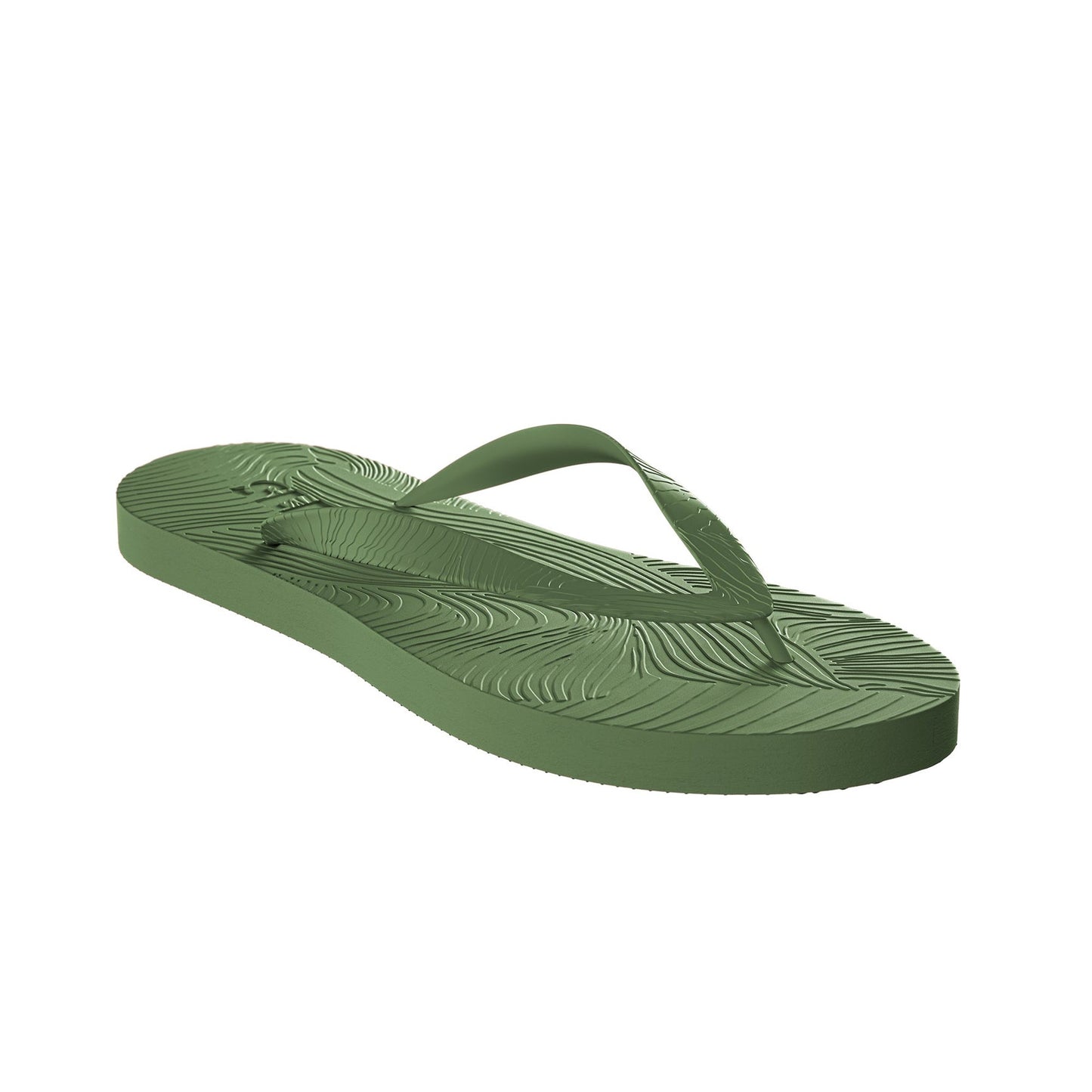 Tongs en caoutchouc naturel | vert "mens regular green"