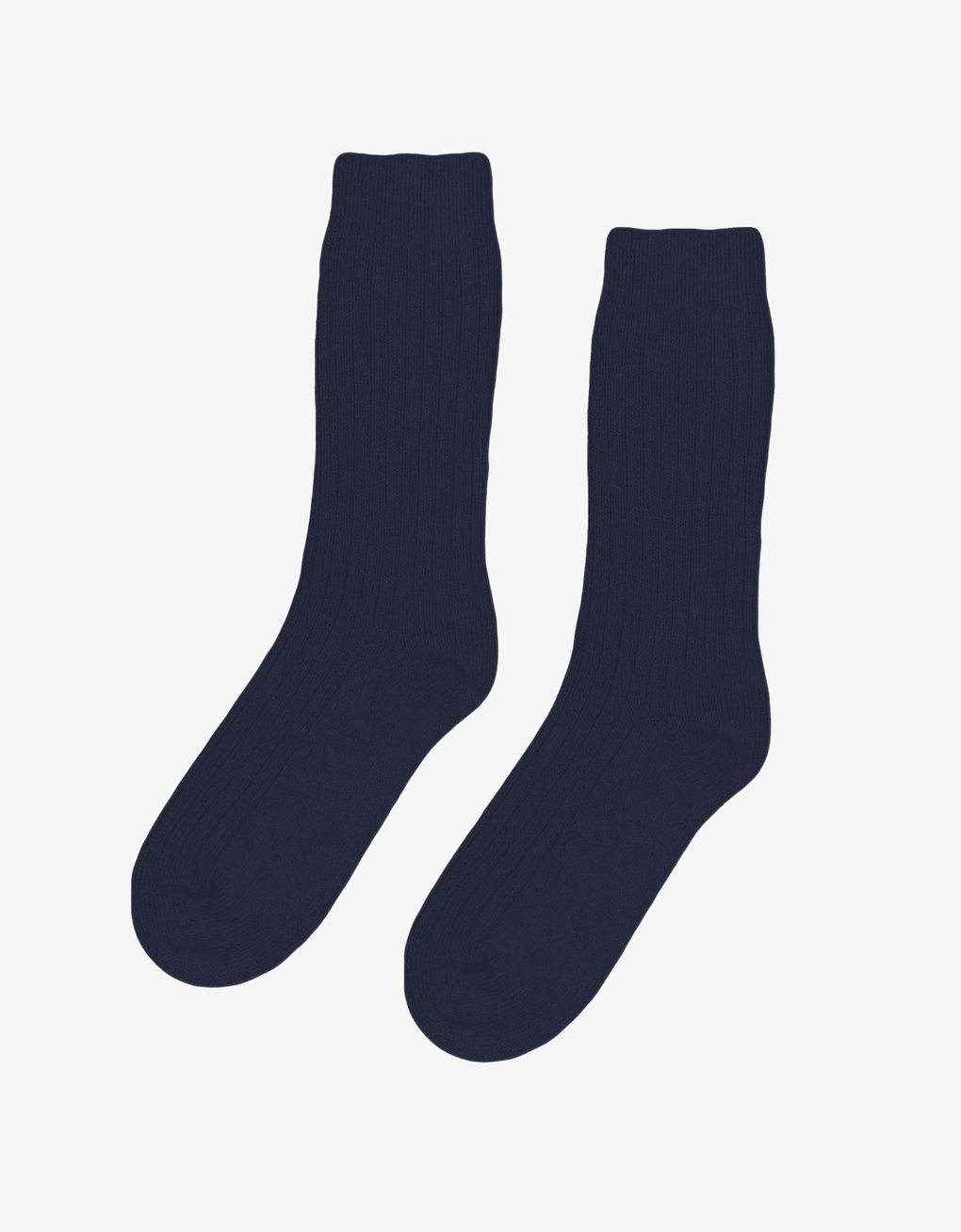 Chaussettes en laine mérinos recyclée | marine "navy blue"