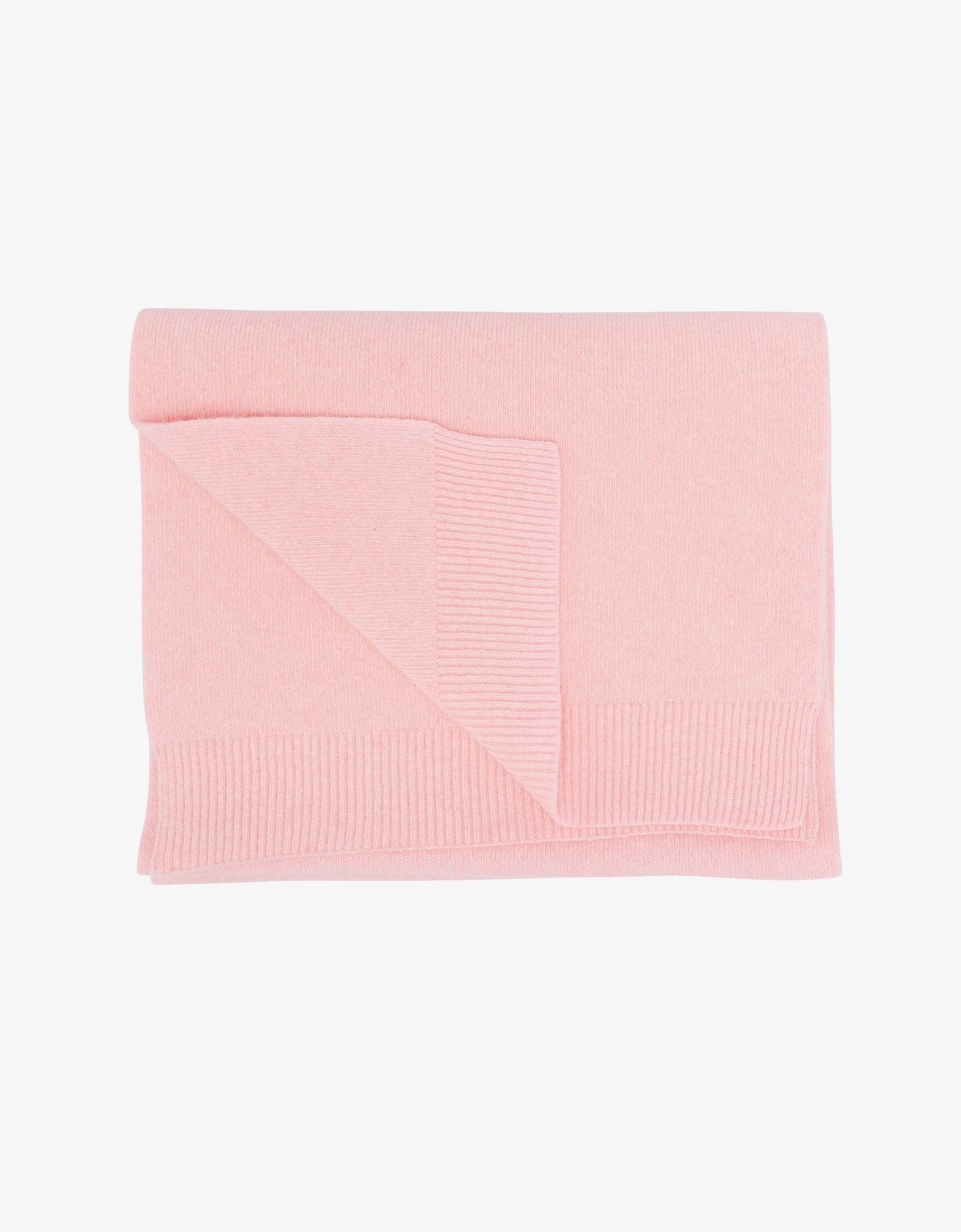 Écharpe en laine mérinos recyclée | Rose "faded pink"