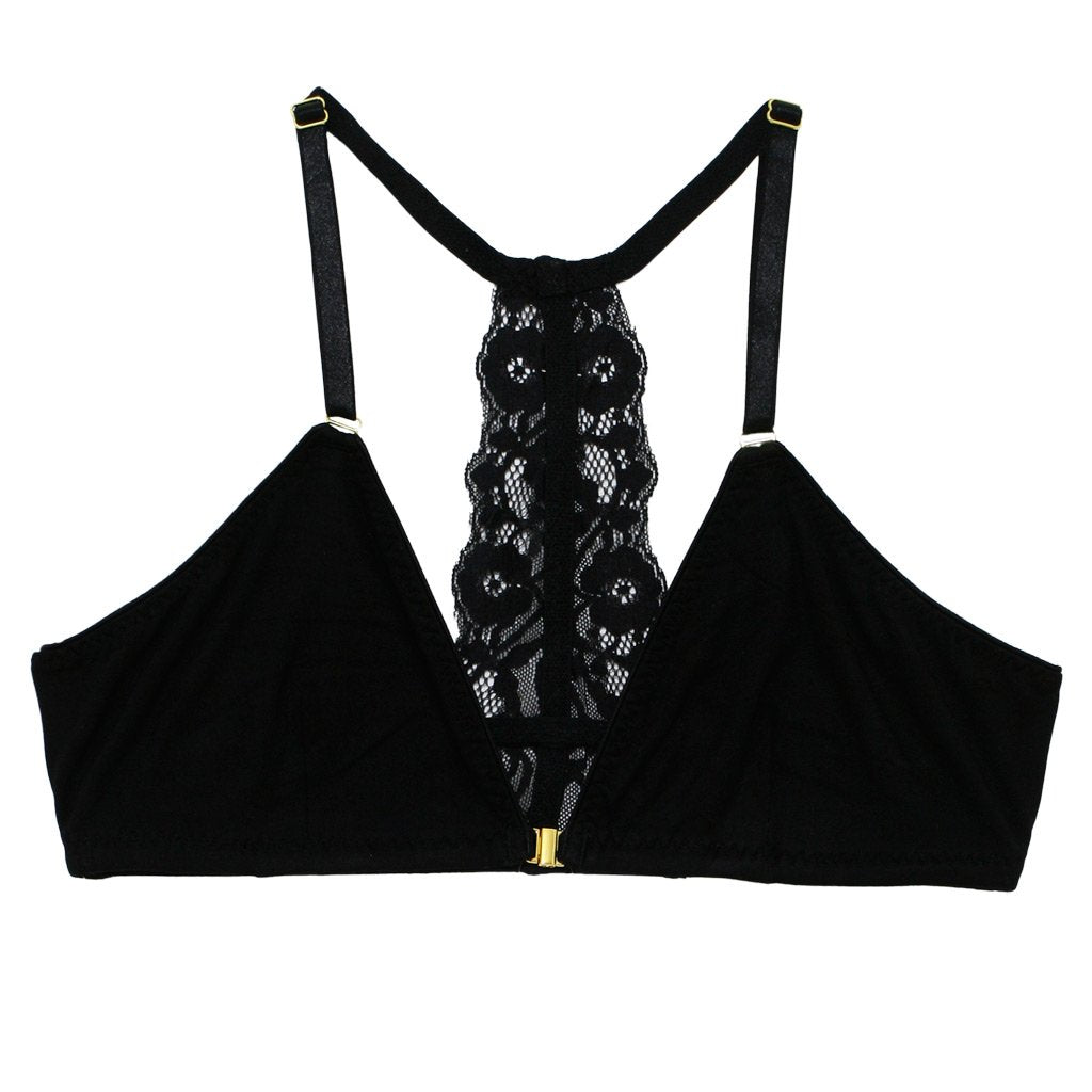 Soutien-gorge noir en matières recyclées - Mia black