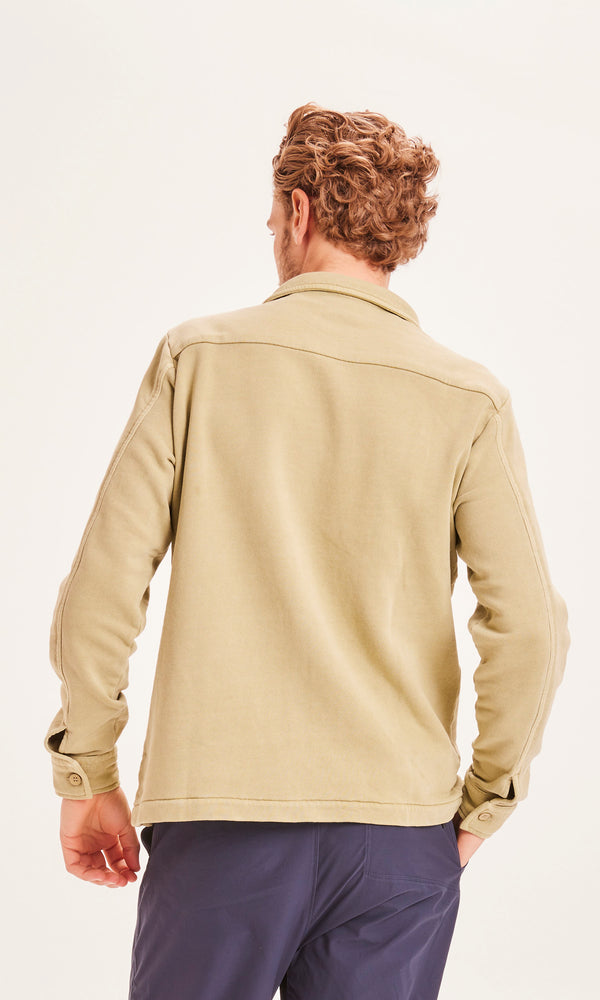 Veste verte anis en coton bio - NUANCE BY NATURE sage