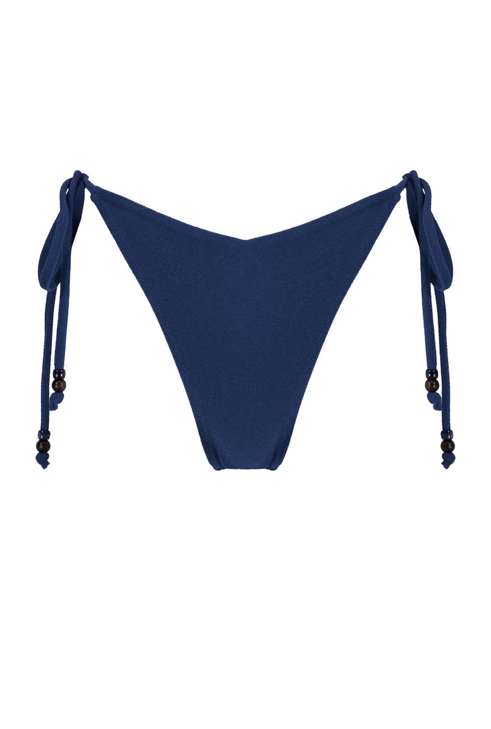 Bas de maillot tanga en matière recyclée | marine "kara"