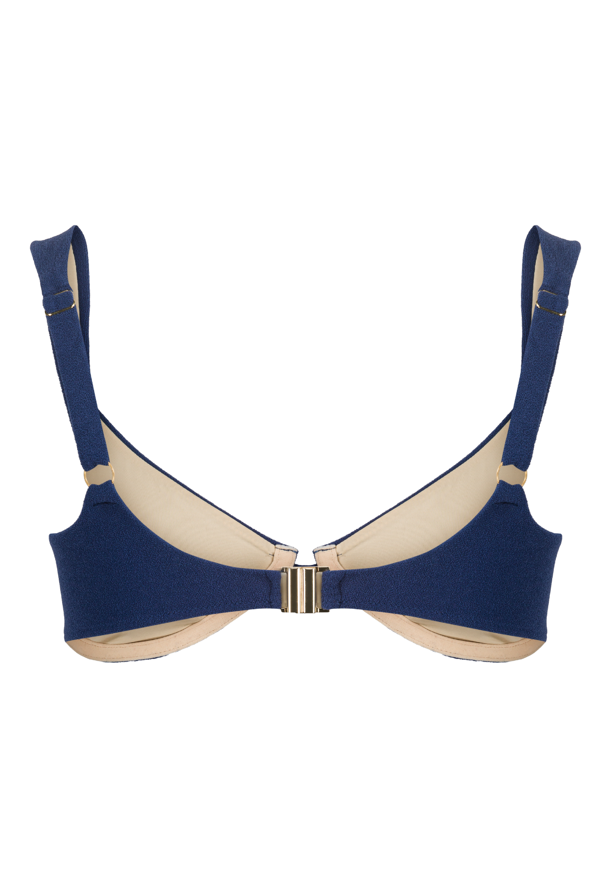 Haut de maillot armaturé en matière recyclée | bleu "cambray"