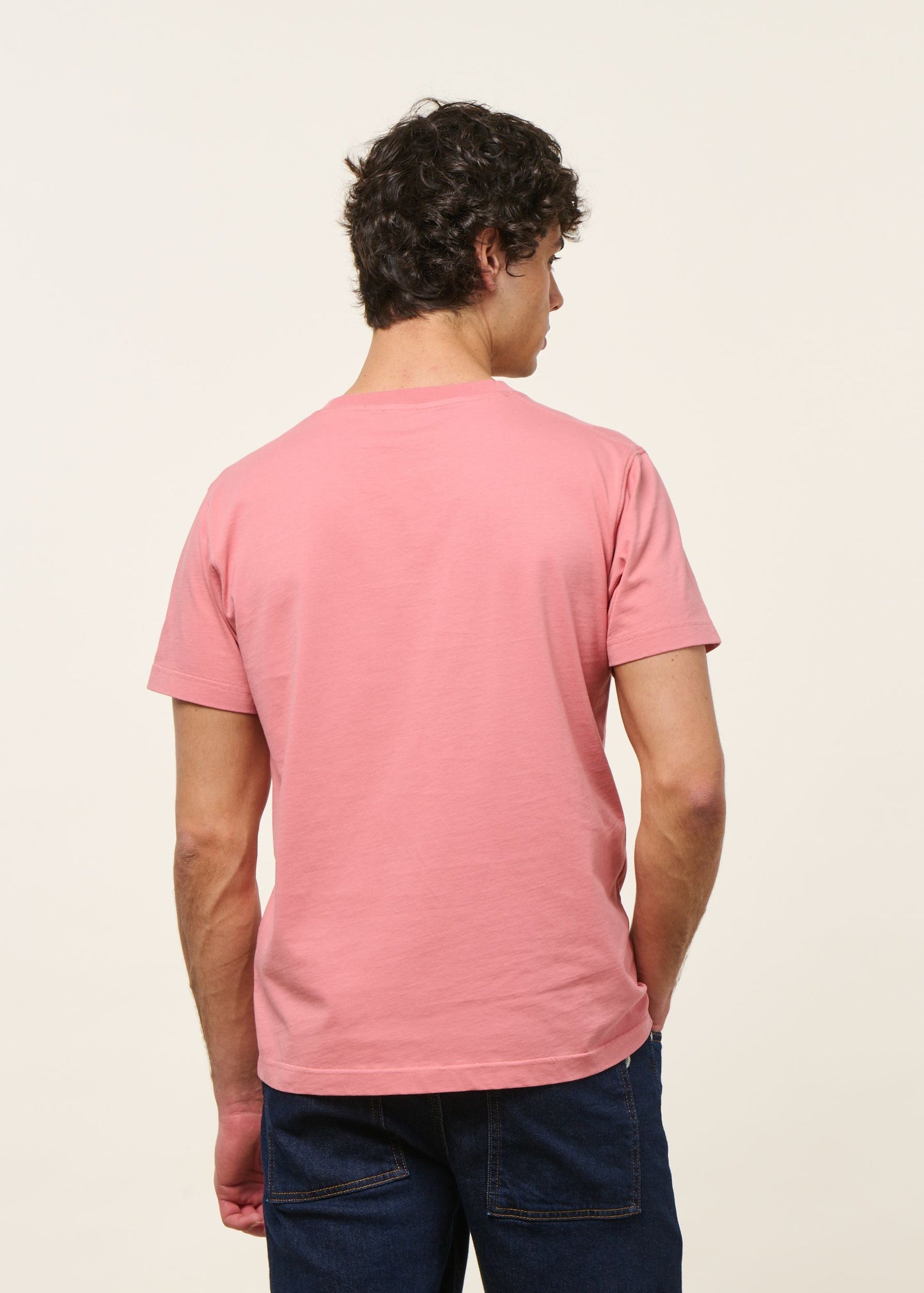 T-shirt en coton bio | vieux rose | Vieux rose