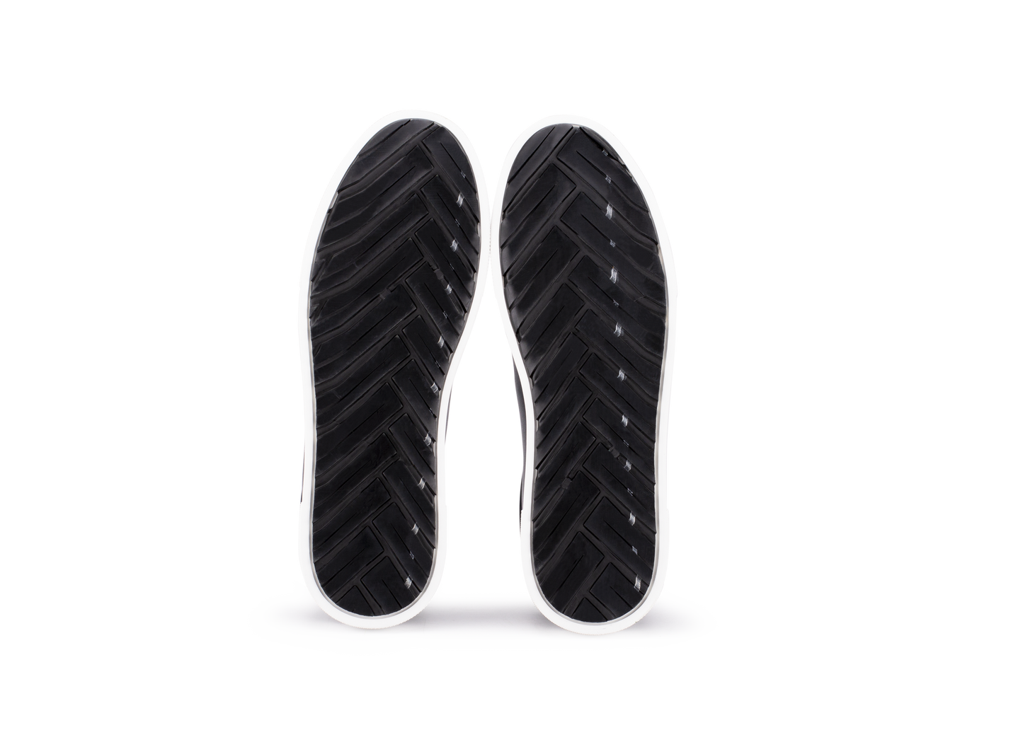Chaussure semelle pneu recyclé cuir navy - Gravière