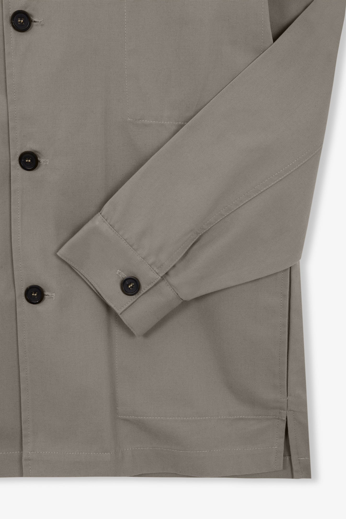 Veste style workwear en coton bio | oversized work jacket wr - olive