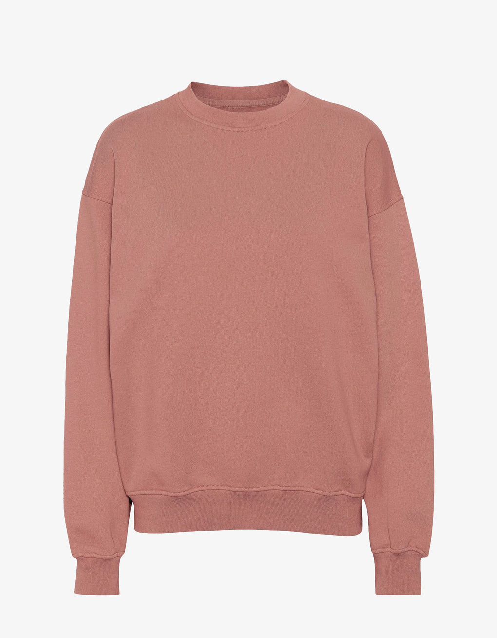 Sweat oversize en coton bio | rose "rosewood mist"