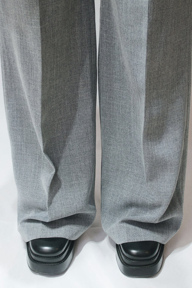 Pantalon upcyclé made in france | gris "lara"