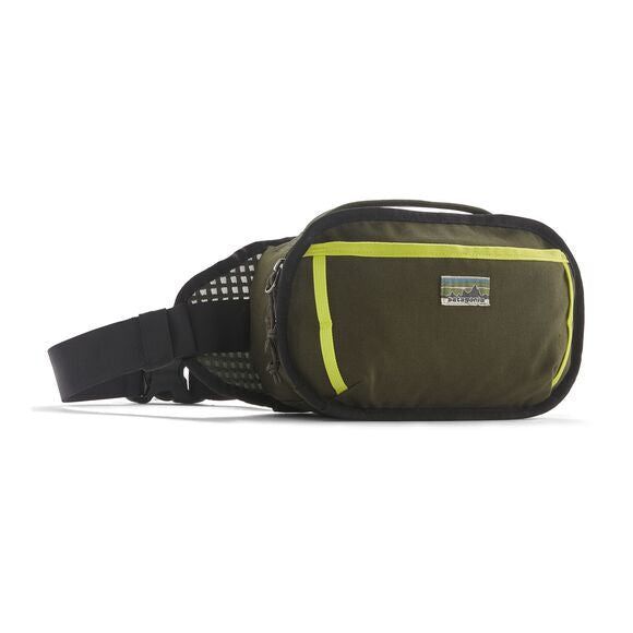 Banane 5l en coton biologique | vert "fieldsmith hip pack pine needle green"