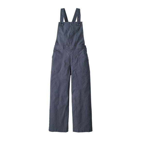 Salopette en coton bio | Marine "stand up cropped overalls smolder blue"