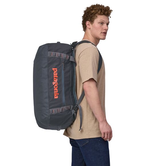 Sac de voyage 55L en polyester recyclé | marine "black hole duffel 55l smolder blue"