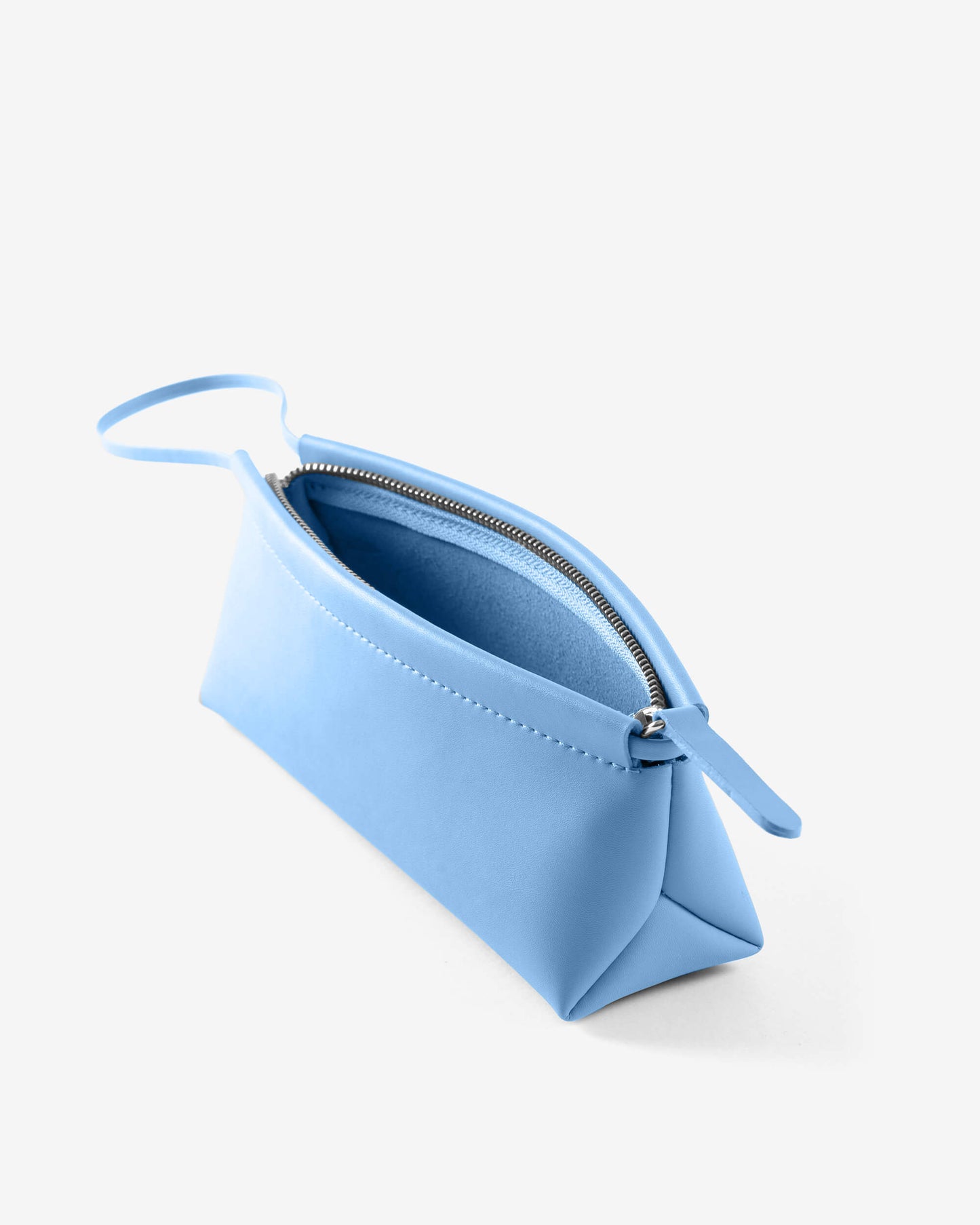 Trousse bleue ciel en matières recyclées - pencil pouch lightblue