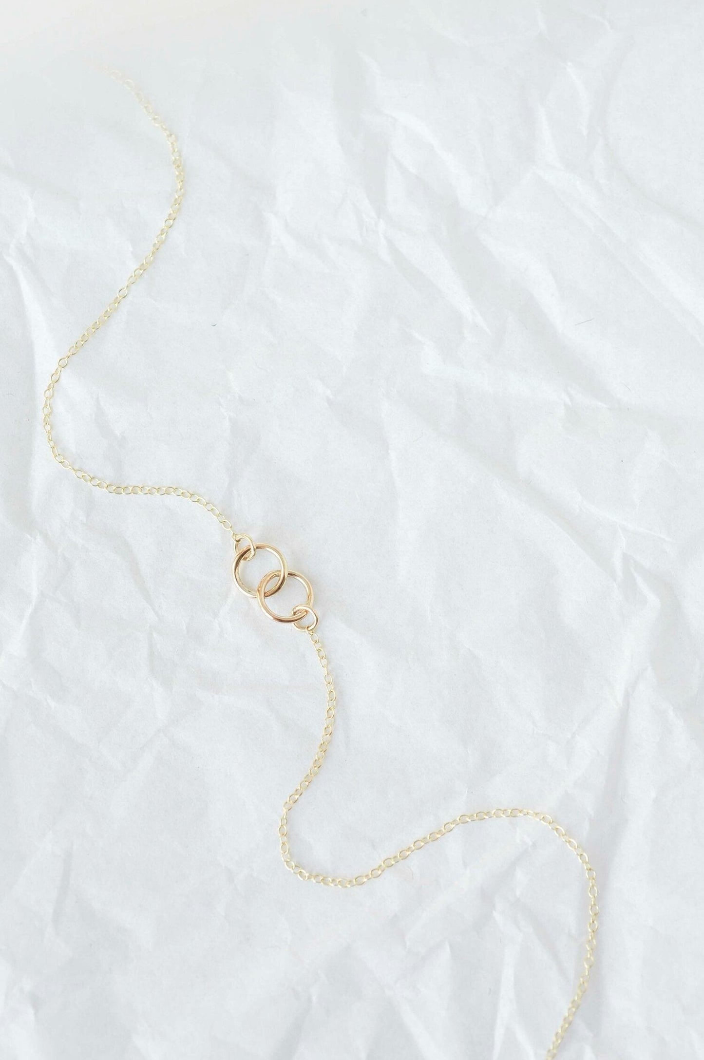 Collier en or recyclé - Connected Circle