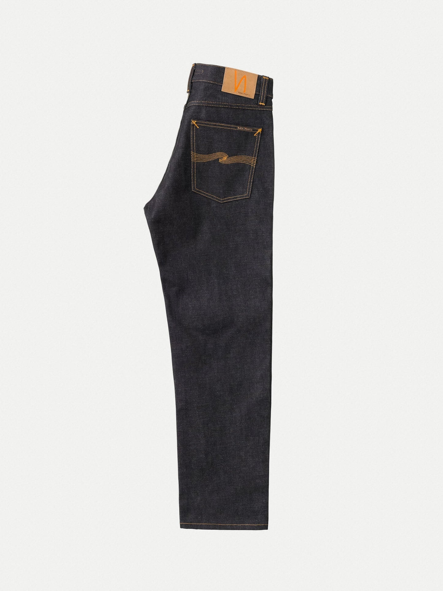 Jean droit indigo brut en coton bio - rad rufus dry deluxe