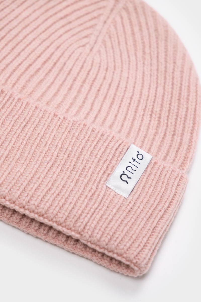 Bonnet en cachemire recyclé | rose "cappello marcello rosa quarzo"