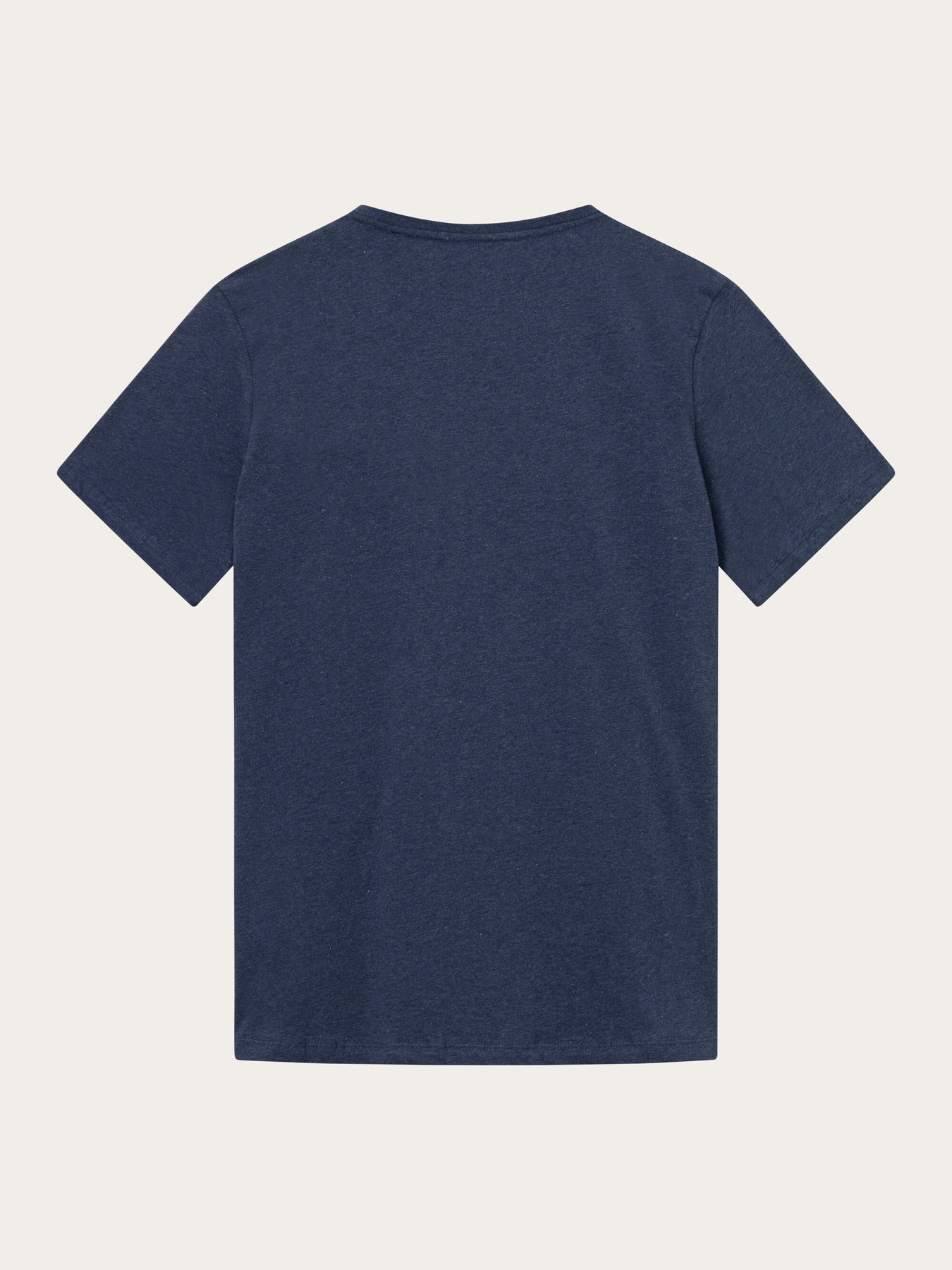 T-shirt en coton bio | bleu chiné "basic tee insigna blue"