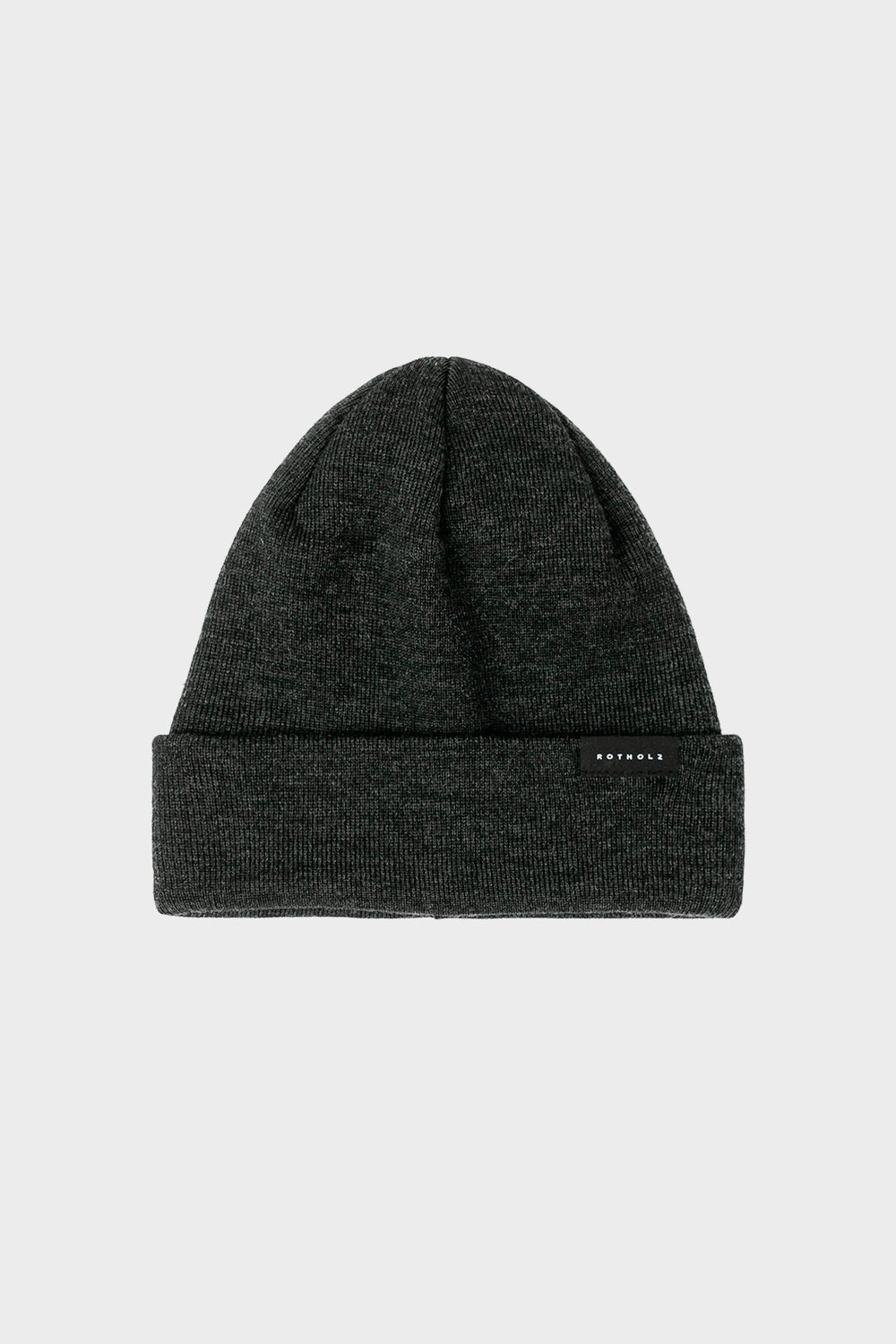 Bonnet en laine mérinos bio | Gris anthracite "classic fine merino beanie anthracite"