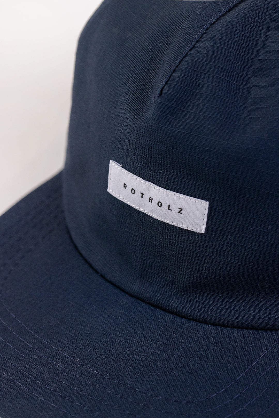 Casquette souple marine en coton bio - ripstop floppy cap navy