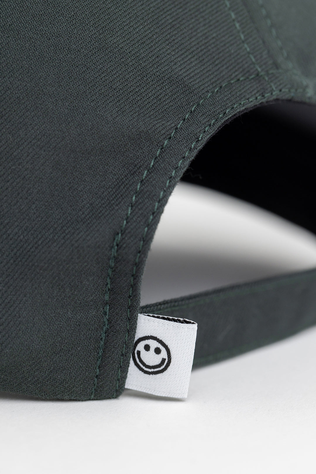 Casquette baseball verte en coton bio - dad cap pine green