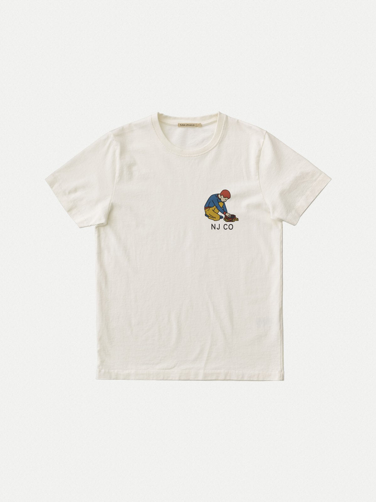 T-shirt blanc avec logo - Roy Multi Logo Boy