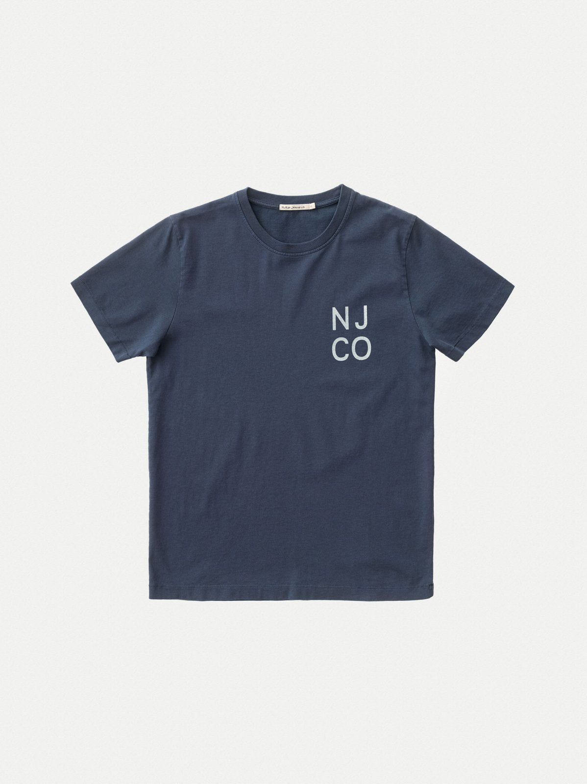 T-shirt bleu marine en coton bio - Roy