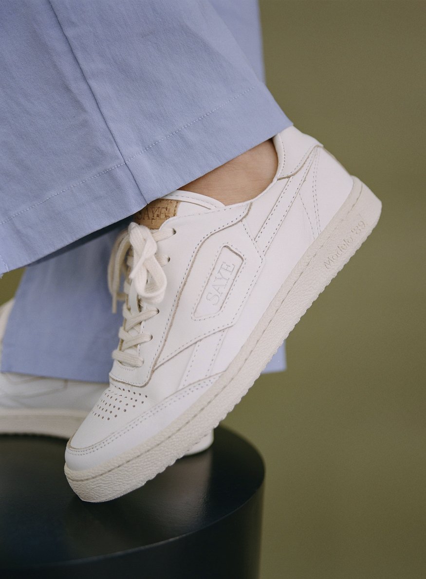 Baskets en recyclé - modelo '89 leather white