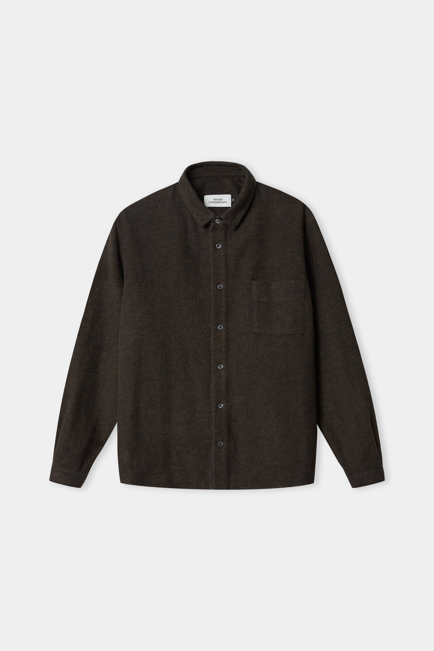Chemise flanelle en coton bio | marron "simon eco brown flannel"