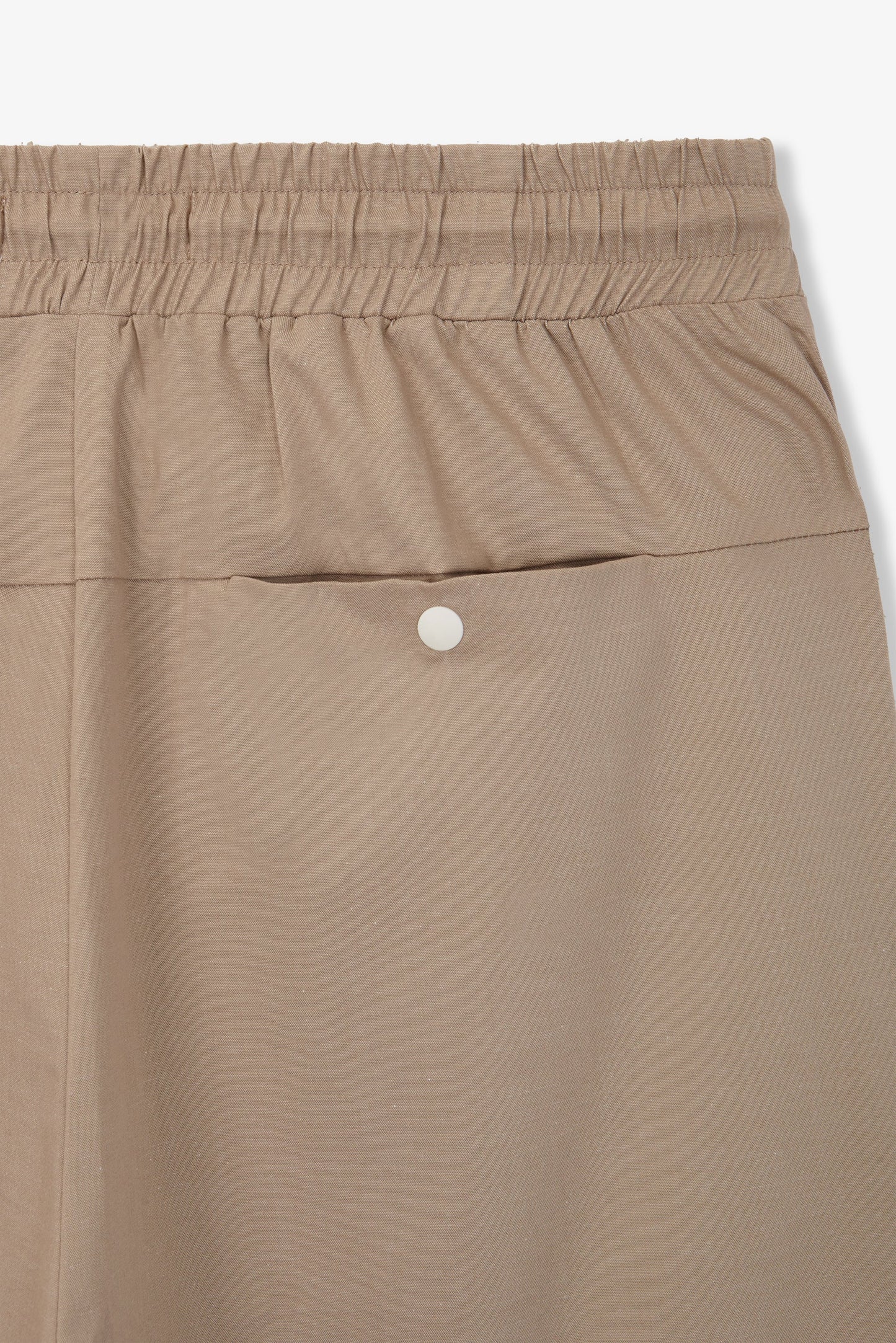 Pantalon droit en coton bio | taupe "smart pants cotton"