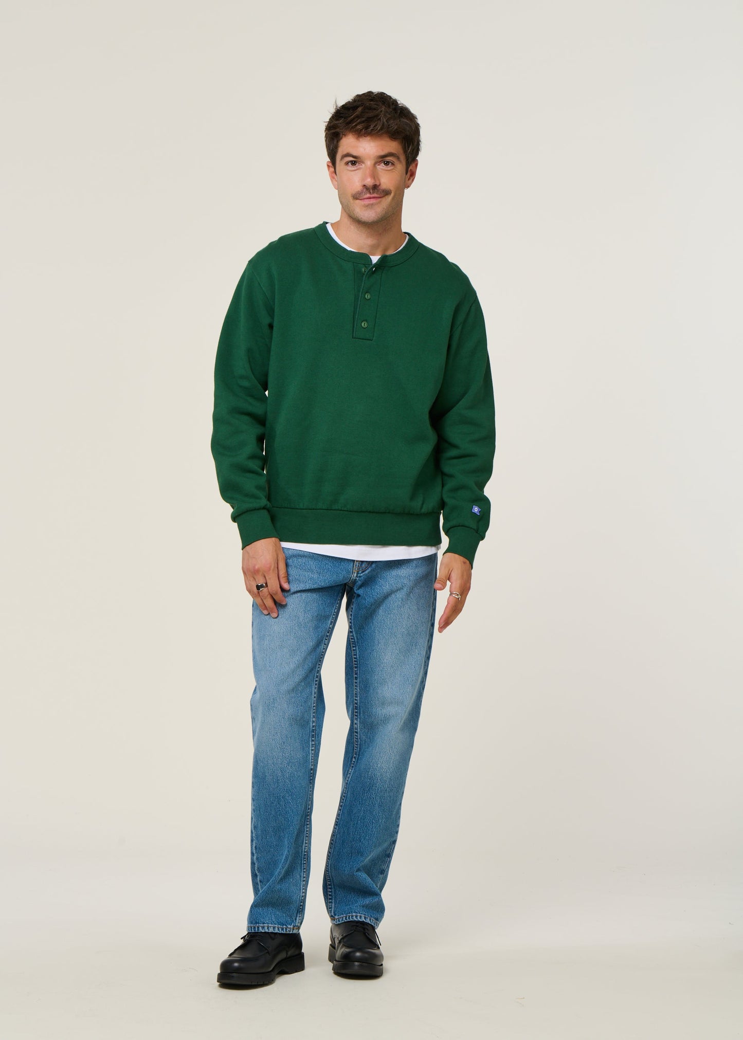 Sweat en coton bio | vert "bally vert foret - green forest"