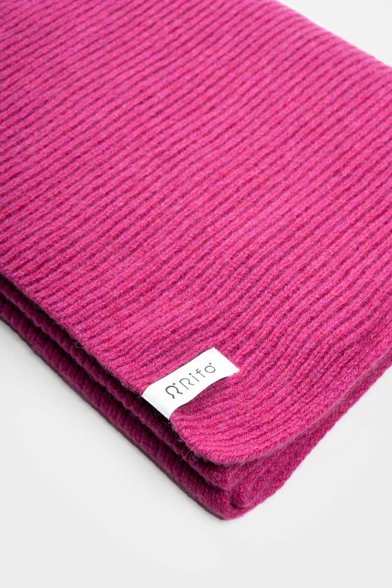 Écharpe en cachemire recyclé | rose "federico - rosa ciclamino"