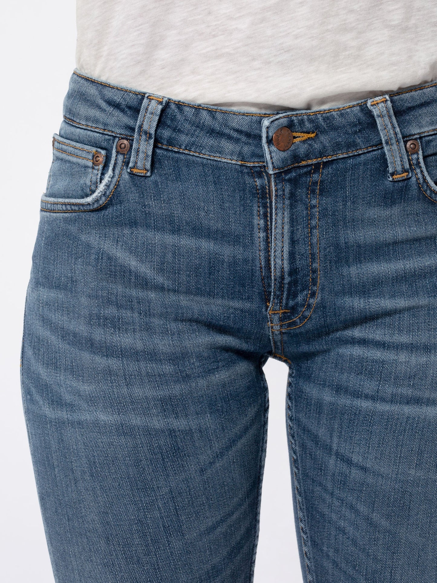 Jean skinny bleu en coton bio - Skinny Lin Dark Blue Navy