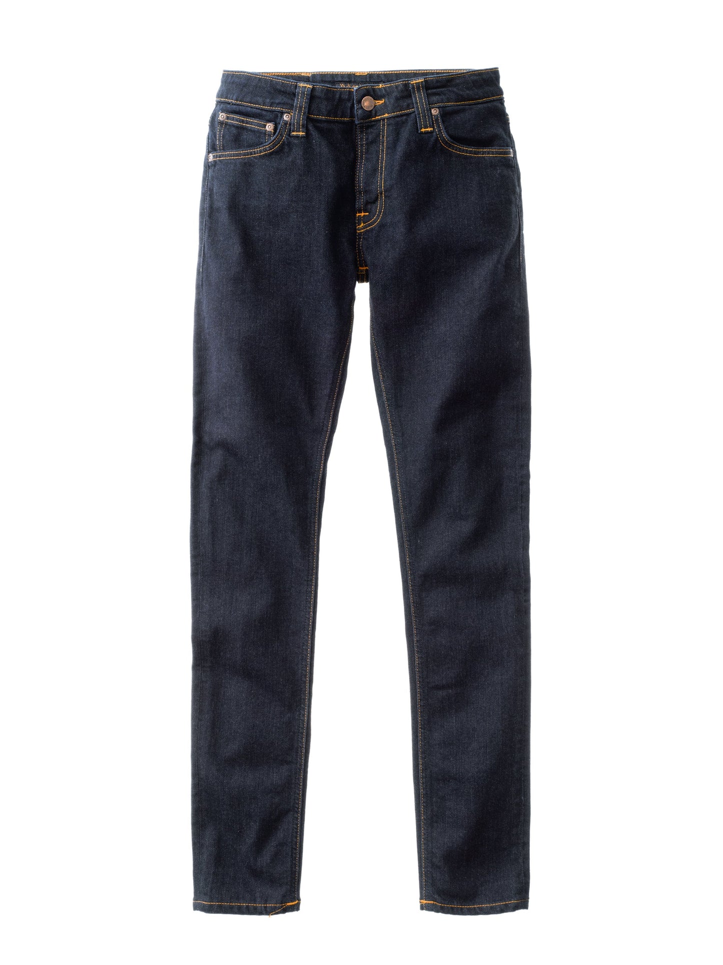 Jean skinny brut en coton bio - Skinny Lin Dry deep orange