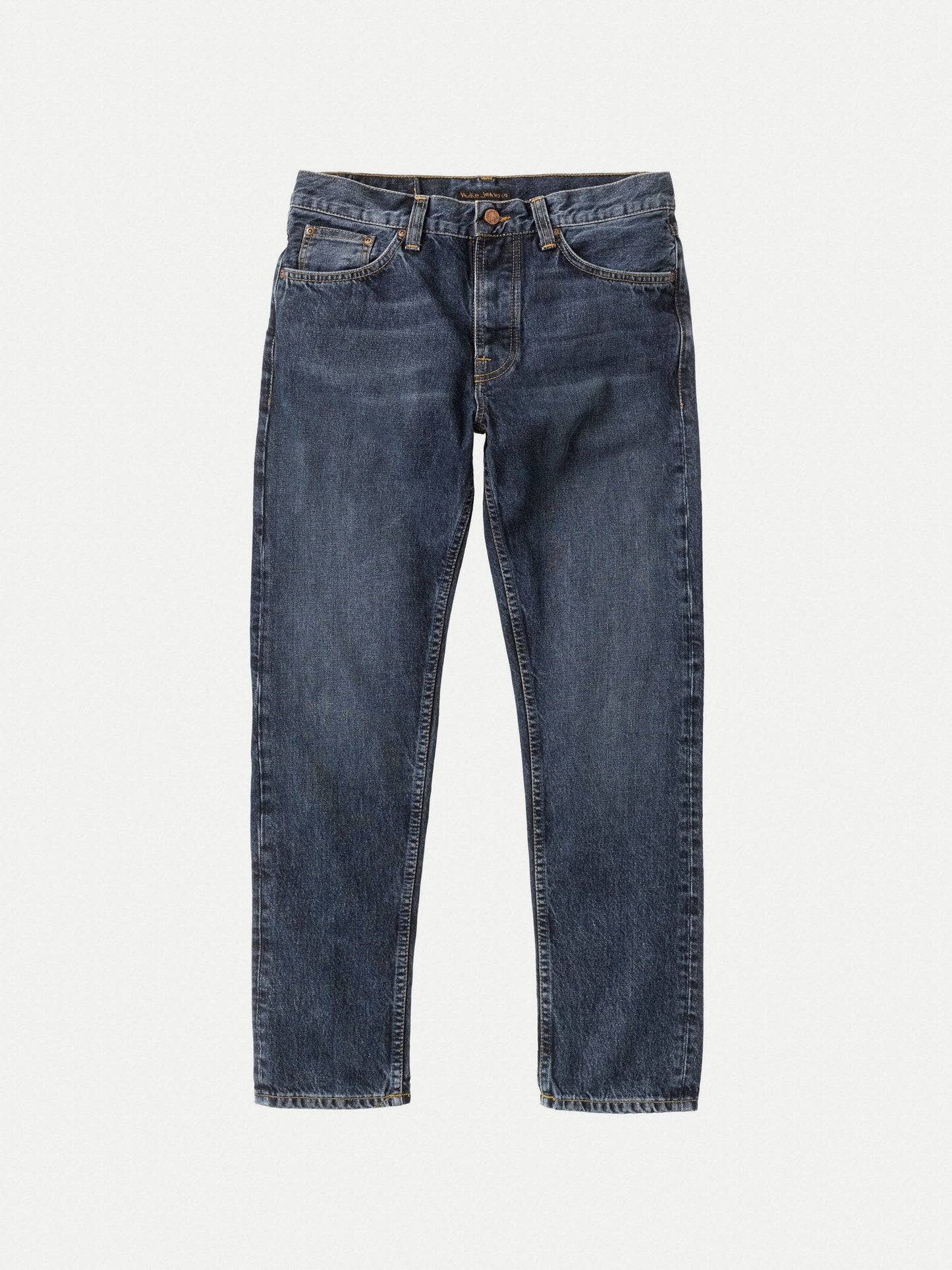 Jean fuselé bleu en coton bio - steady eddie ii blue slate