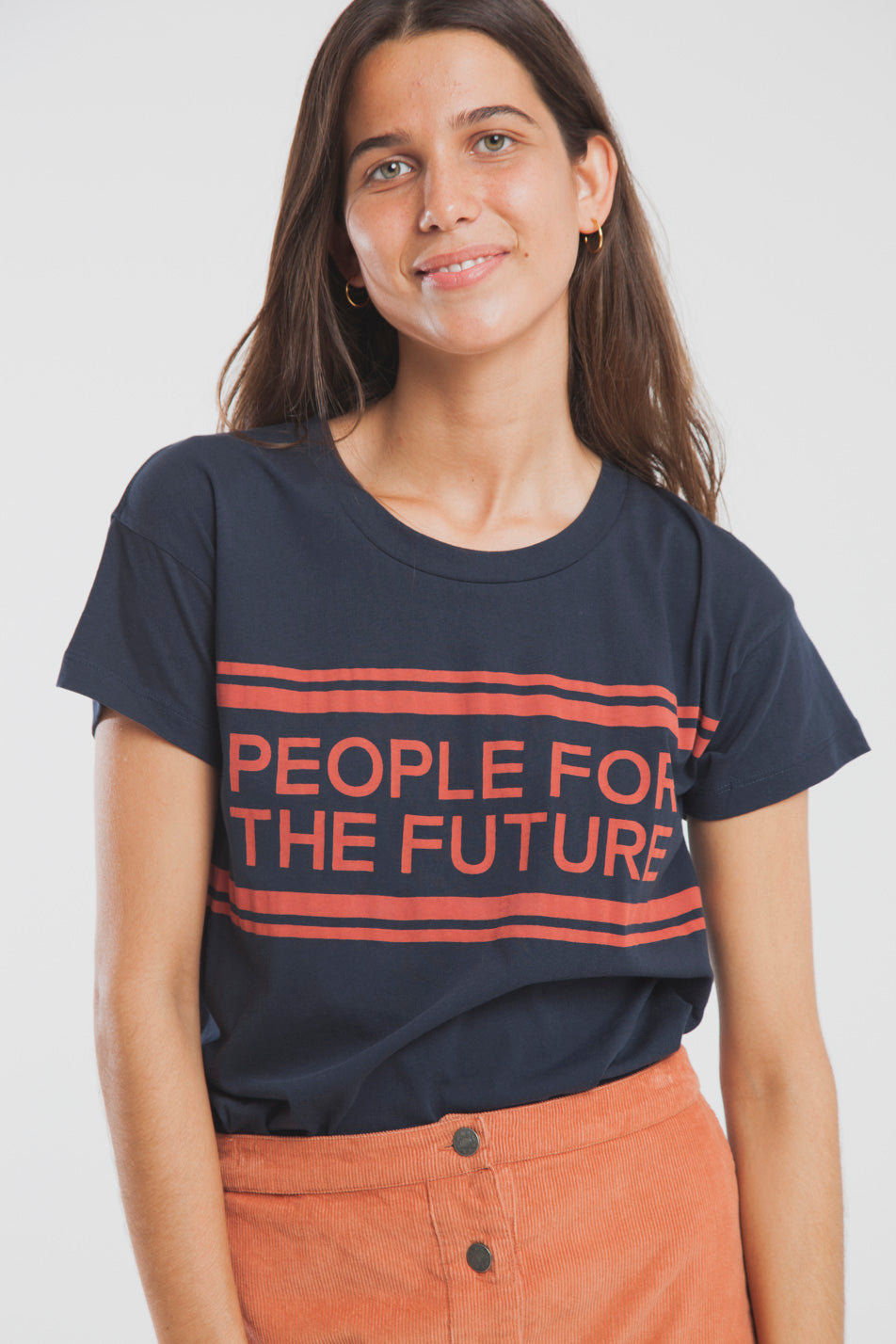 T-shirt femme en coton bio People for the Future