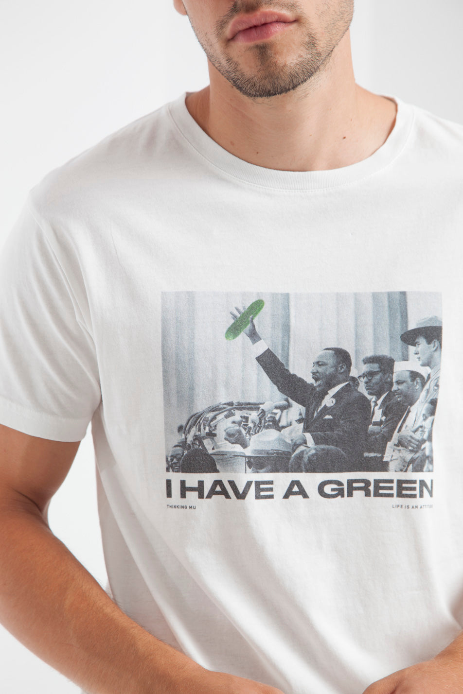 T-shirt en coton bio I have a green