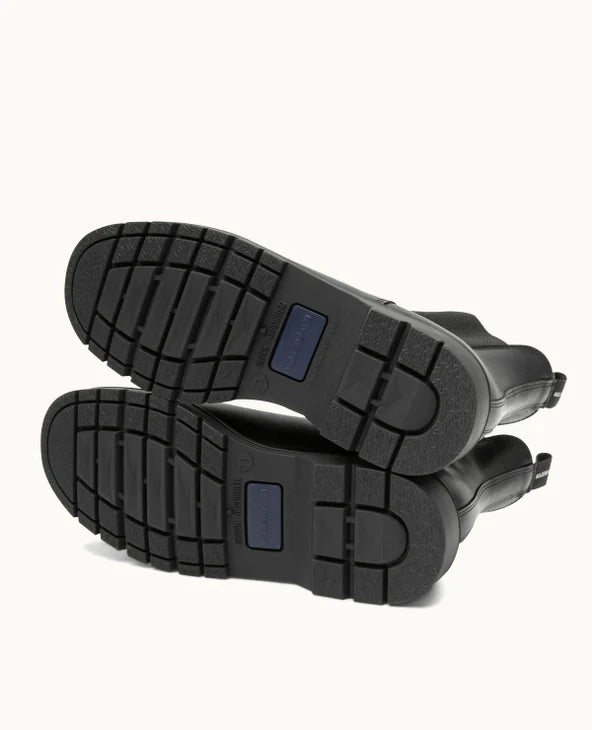 Bottes chelsea made in France en cuir certifié | noir "tonnant"