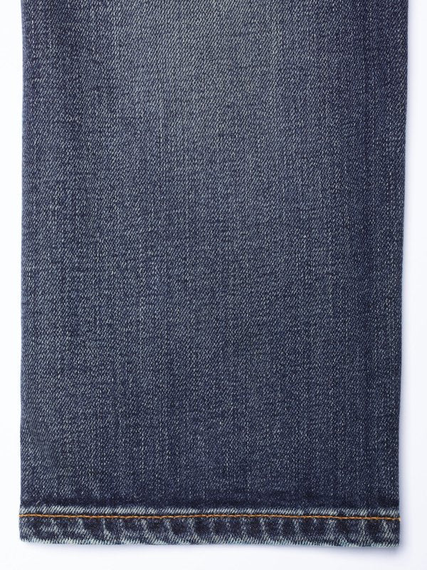 Jean bleu délavé en coton bio - Thin Finn blue temple