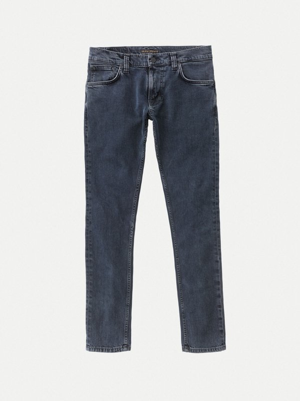 Jean skinny bleu foncé en coton bio - Tight Terry black ocean