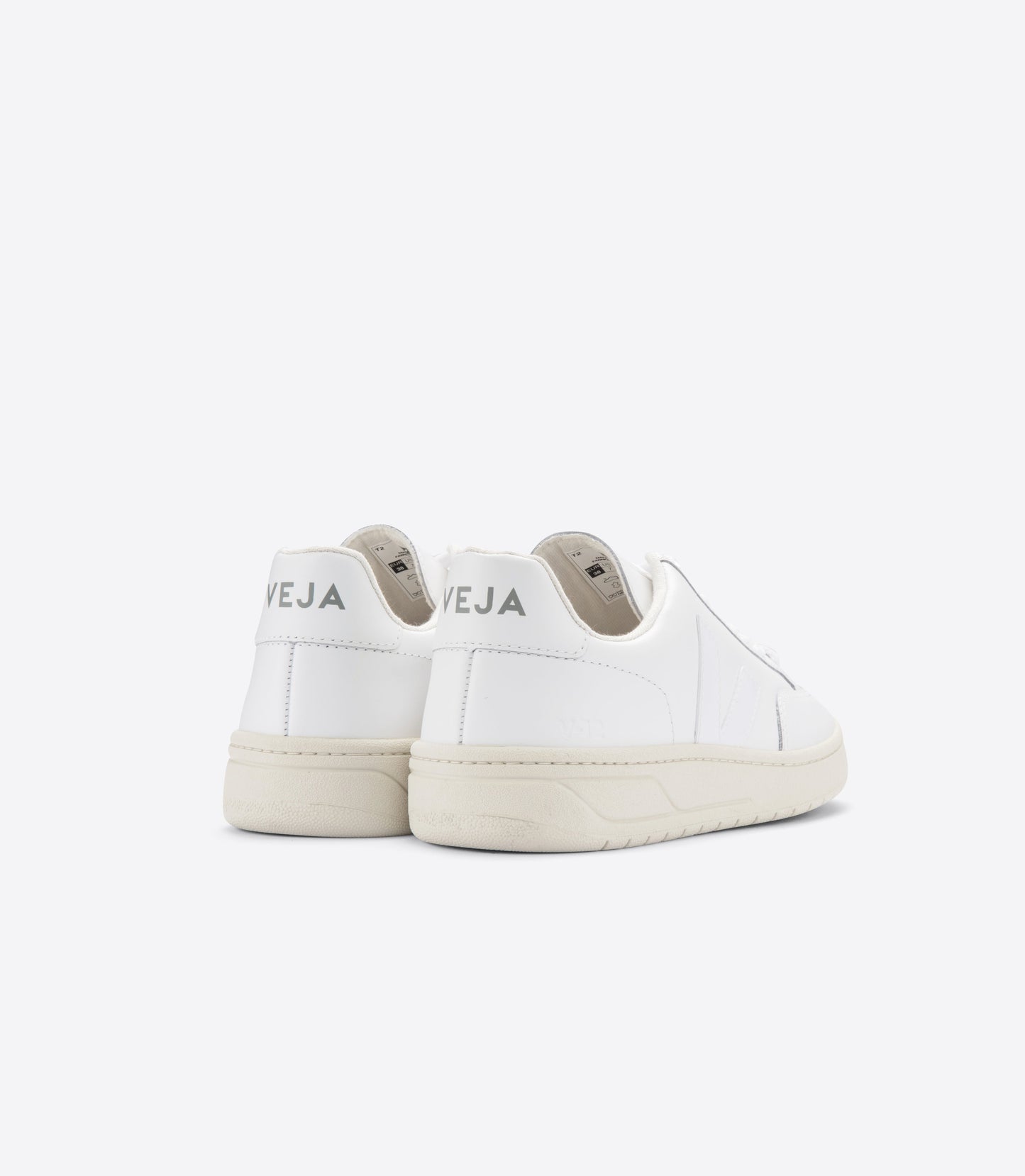 Baskets en cuir certifié | blanc "v-12 leather extra-white"