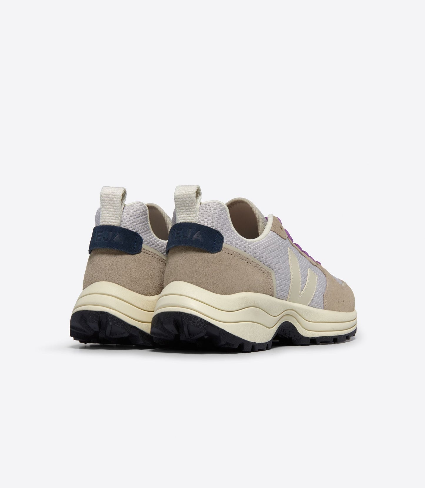 Baskets en polyester recyclé | beige et violet "venturi ii alvm li grey pier nautico "